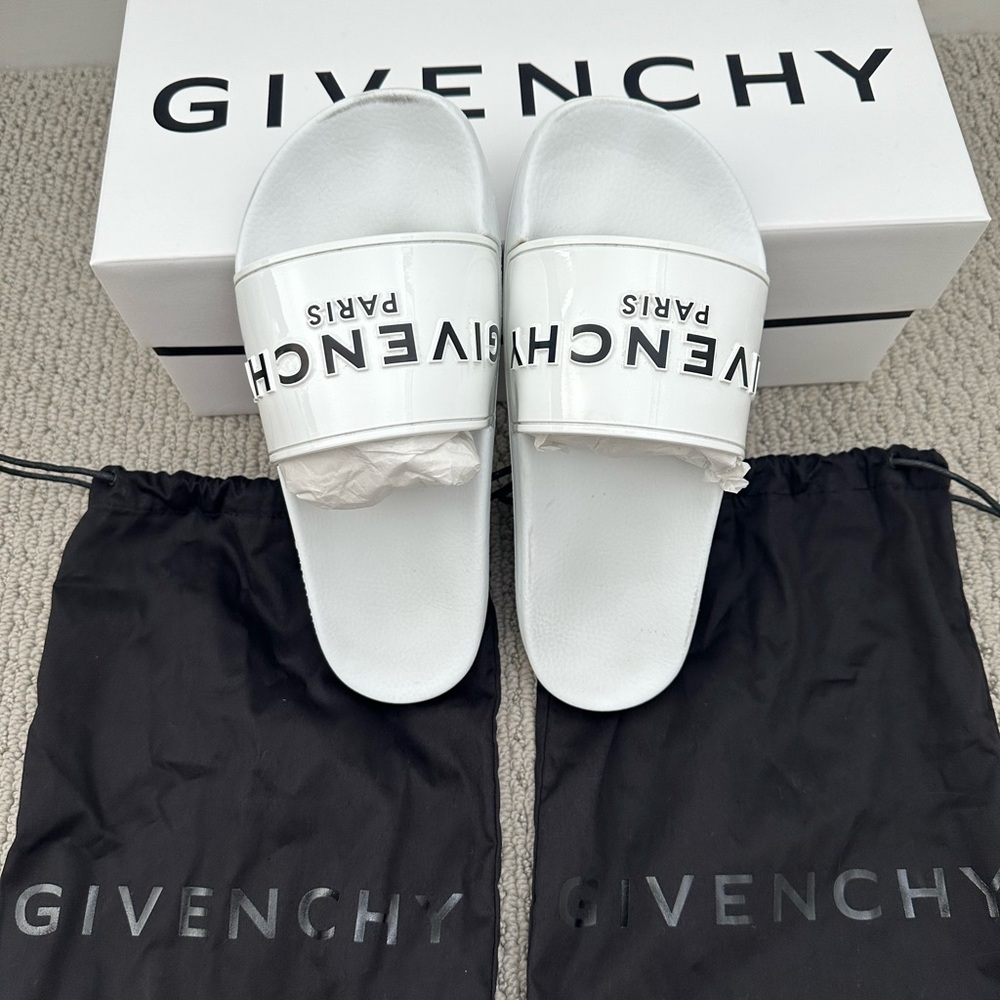 Givenchy White Slides size 37 women’s